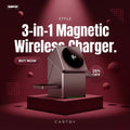 Qi2 15W 3-in-1 Touch Auto-Rotation Magnetic Wireless Charger